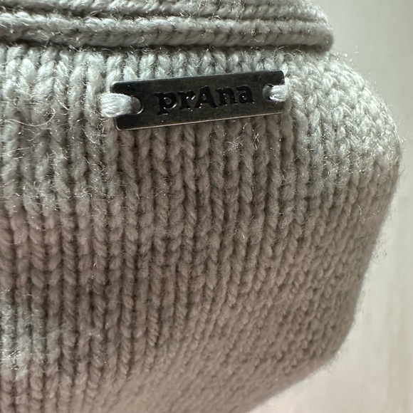 Prana Women's Light Gray Buttoned Sweater - Picture 4 of 5